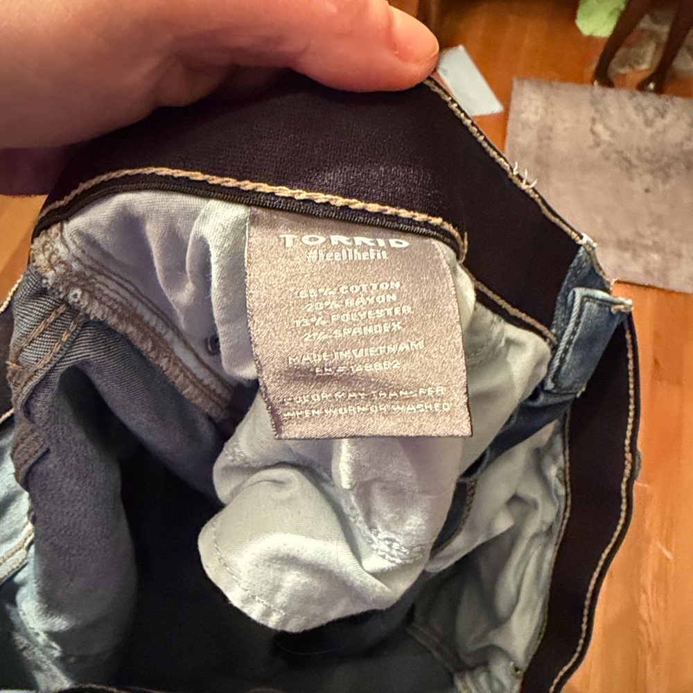 Torrid Sky High Kick Boot High-Rise Jean. - Picture 7 of 7